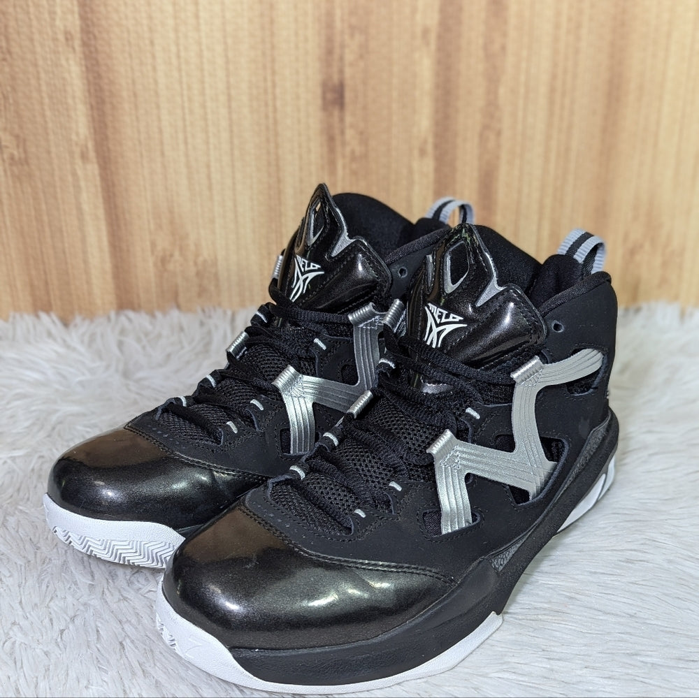 Jordan Melo M10 Black and Silver Basketball Shoes