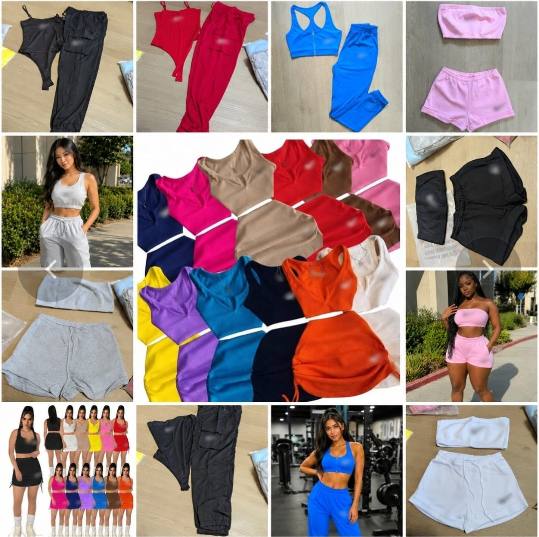 10-Piece Women’s Activewear Mystery Bundle | Mixed Colors & Styles