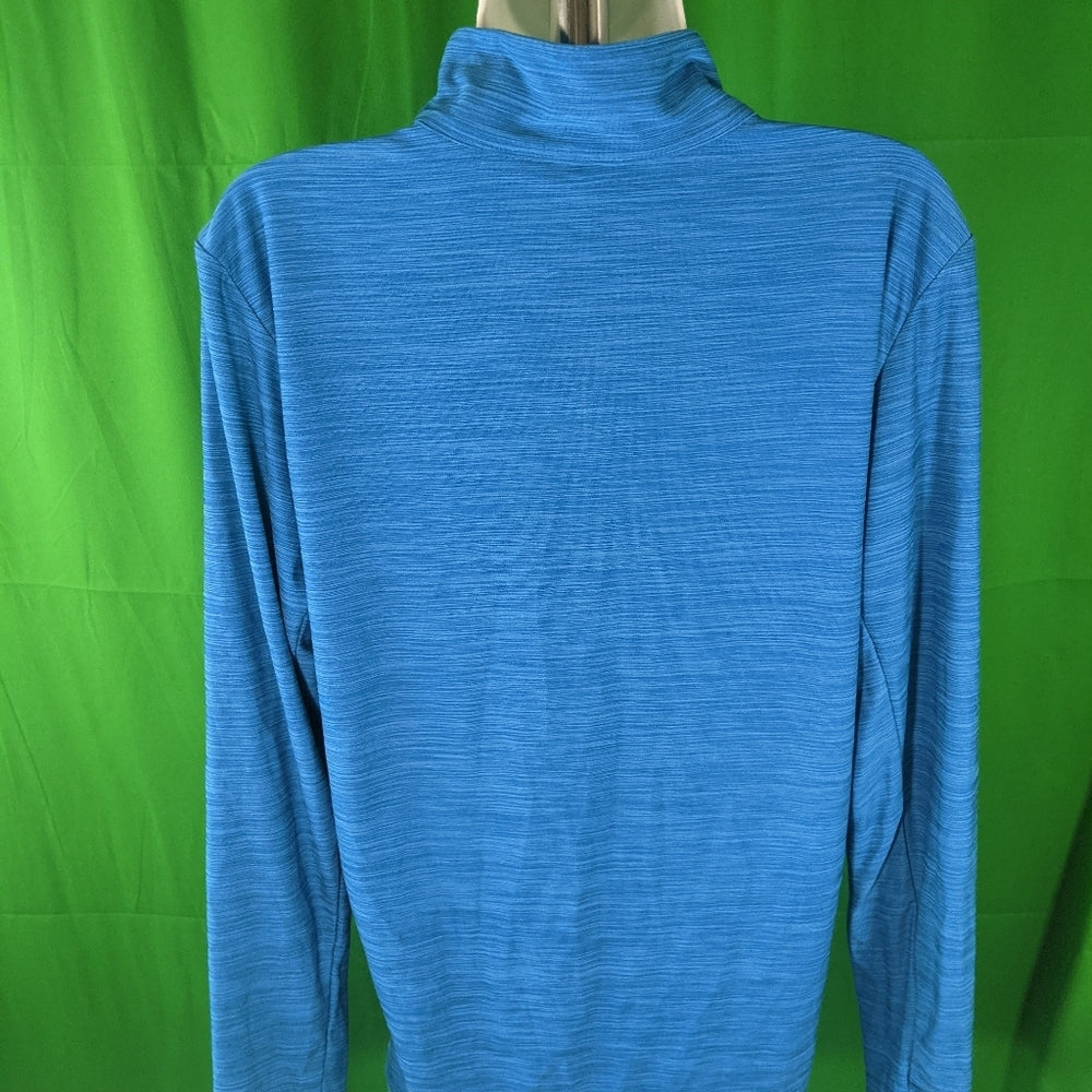 Nike Dri-FIT Blue Long Sleeve Pullover Half-Zip Athletic Shirt Small - Sac's Main