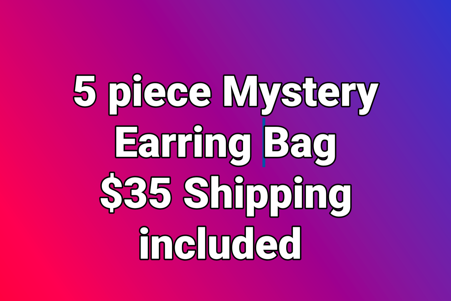 5 piece Mystery Earring Bag