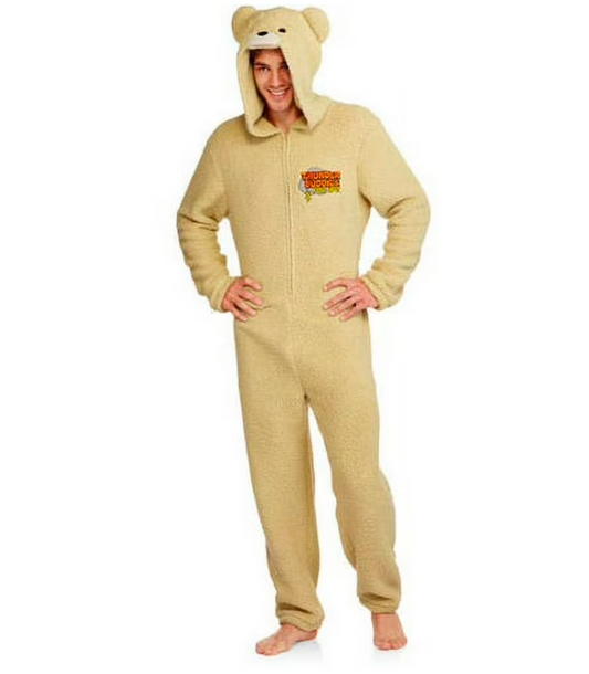 Ted 2 "Thunder Buddies For Life" Tan Hooded Onesie