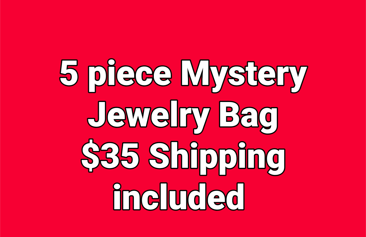 5 piece Mystery Jewelry Bag