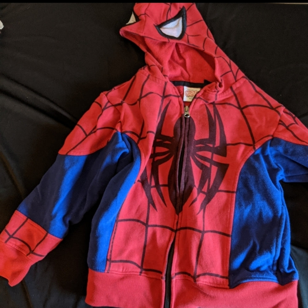 Marvel Spider-Man Kids Zip-Up Hoodie with Hood - Sac's Main