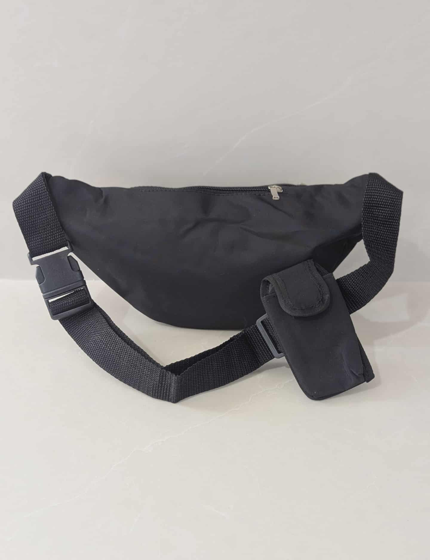 Hawaii Waist Bag – Black Crossbody Fanny Pack