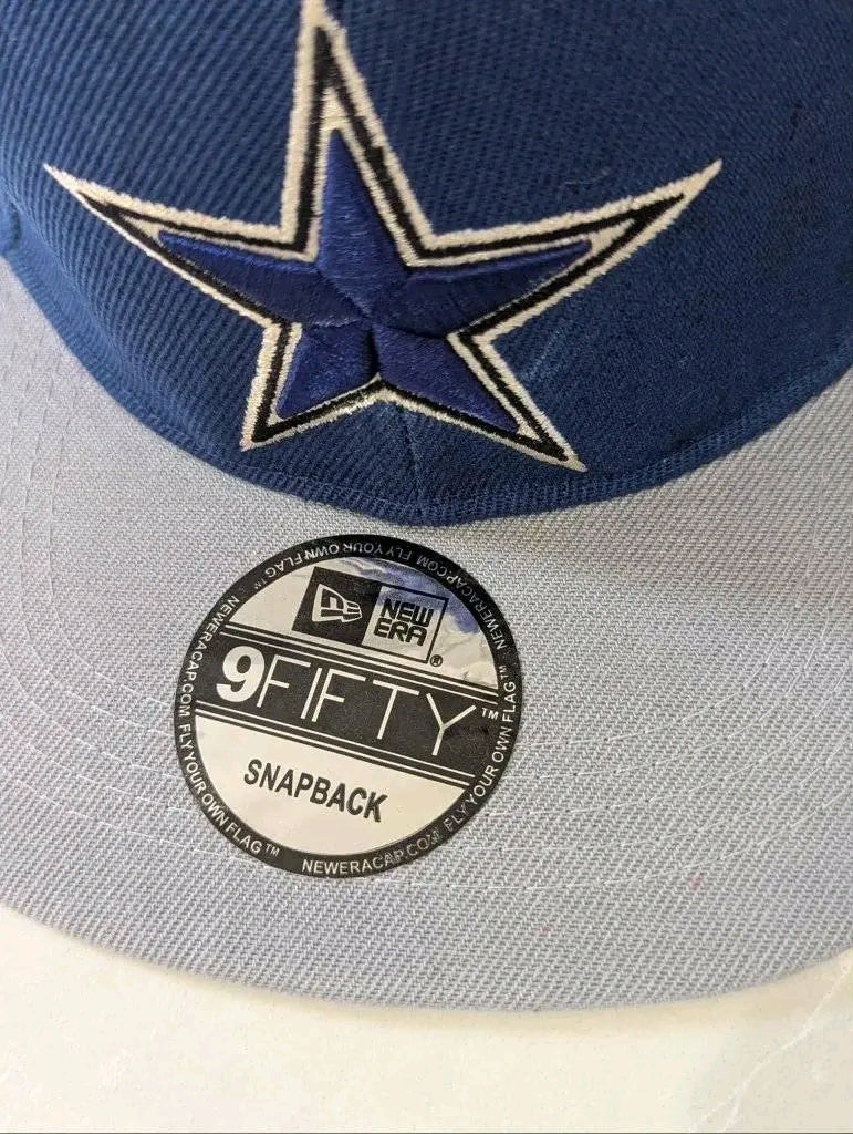 New Era 9FIFTY Dallas Cowboys Snapback Hat - Blue & Gray Official NFL Cap