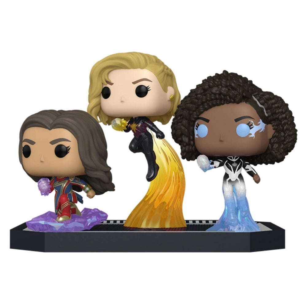 Funko Pop! Moment Marvel Studios The Marvels Ms. Marvel / Captain Marvel /Photon