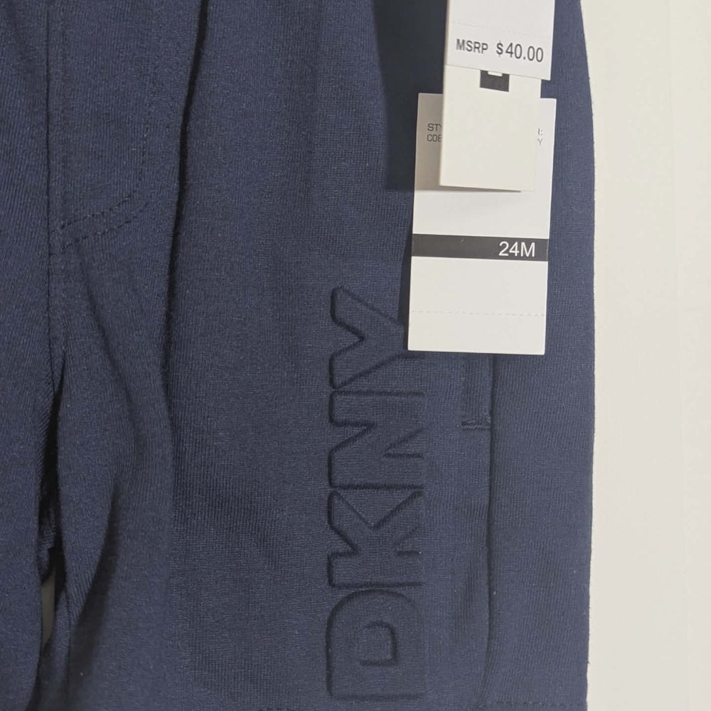 DKNY Baby Boys 2-Piece Hoodie and Shorts Set 24M