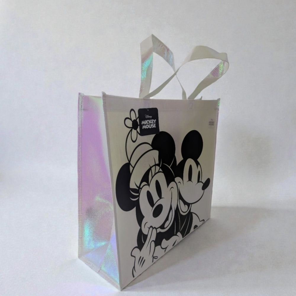 Disney Mickey and Minnie Mouse Iridescent Tote Bag