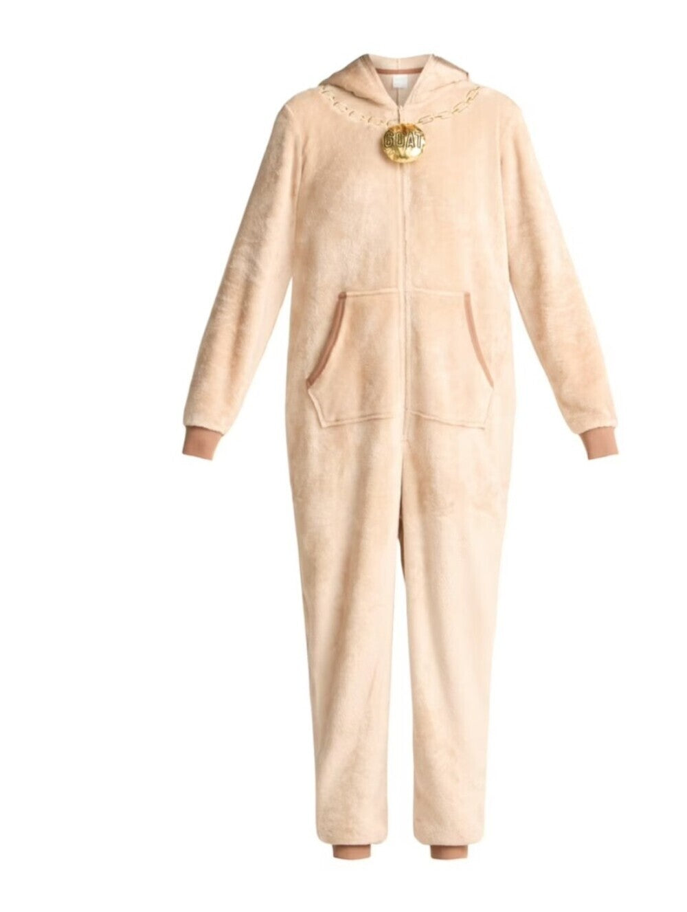 Goat Themed Plush Fleece Onesie Pajamas with Hood