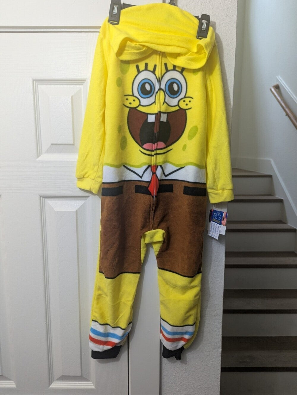 SpongeBob SquarePants Themed Hooded Onesie Pajamas