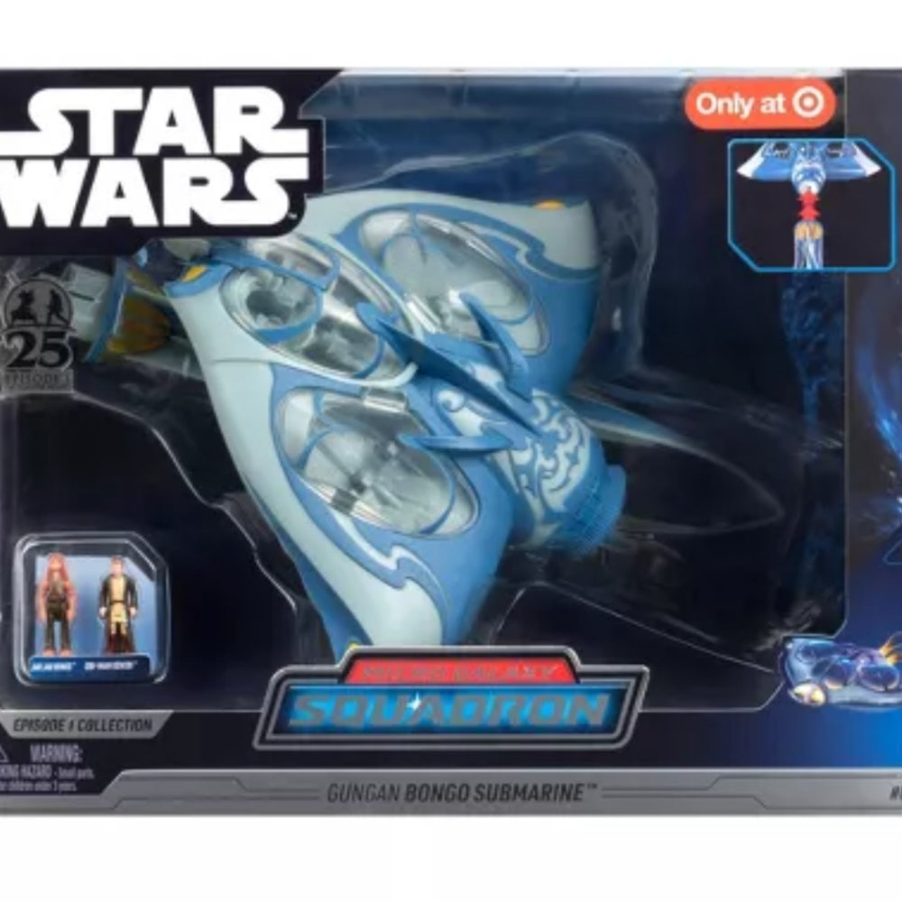 Star Wars Micro Machines Squadron Gungan Bongo Submarine with Figures