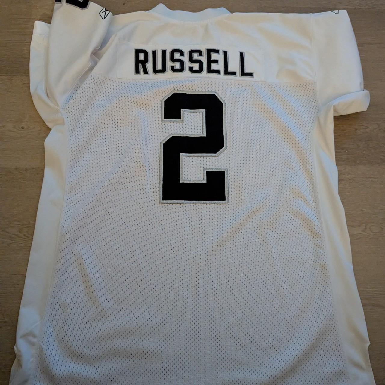 Reebok NFL Equipment White Russell #2 Jersey Size 54