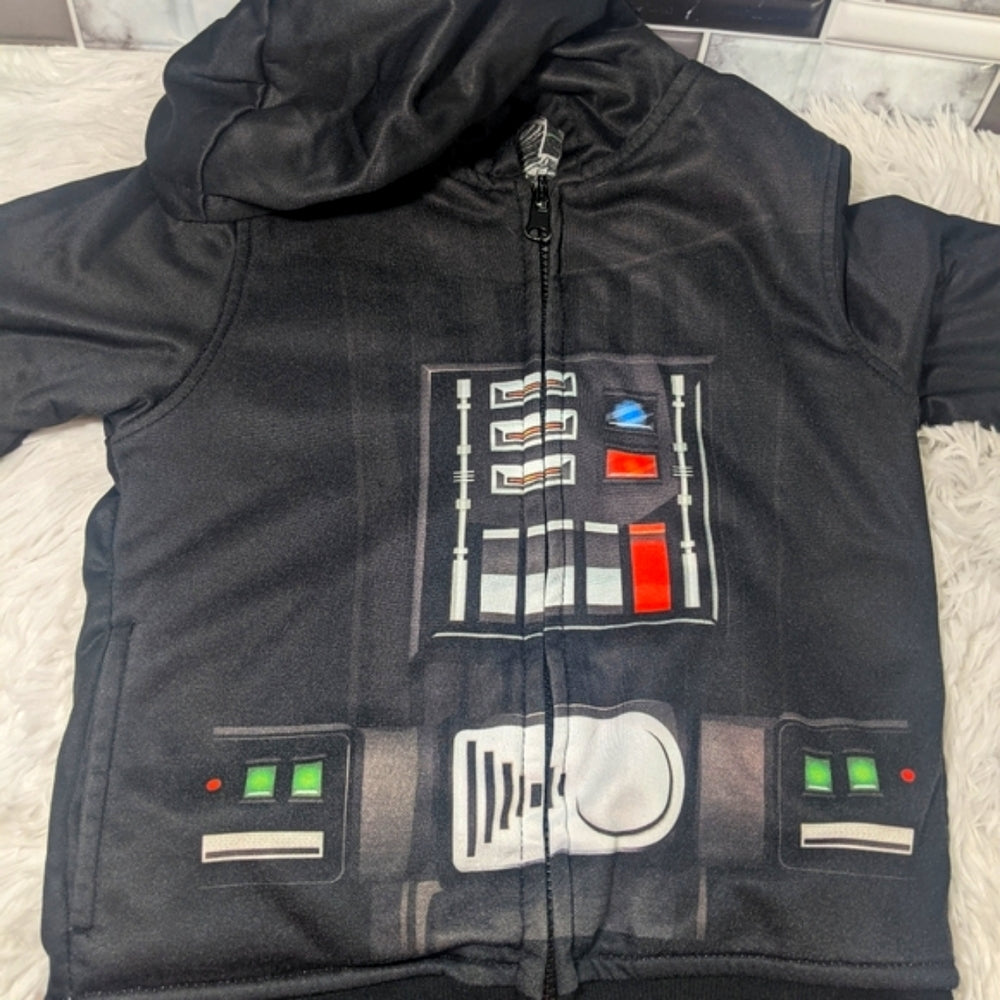 Disney Star Wars Reversible Kids Hoodie Jacket Size 6-7 - Sac's Main