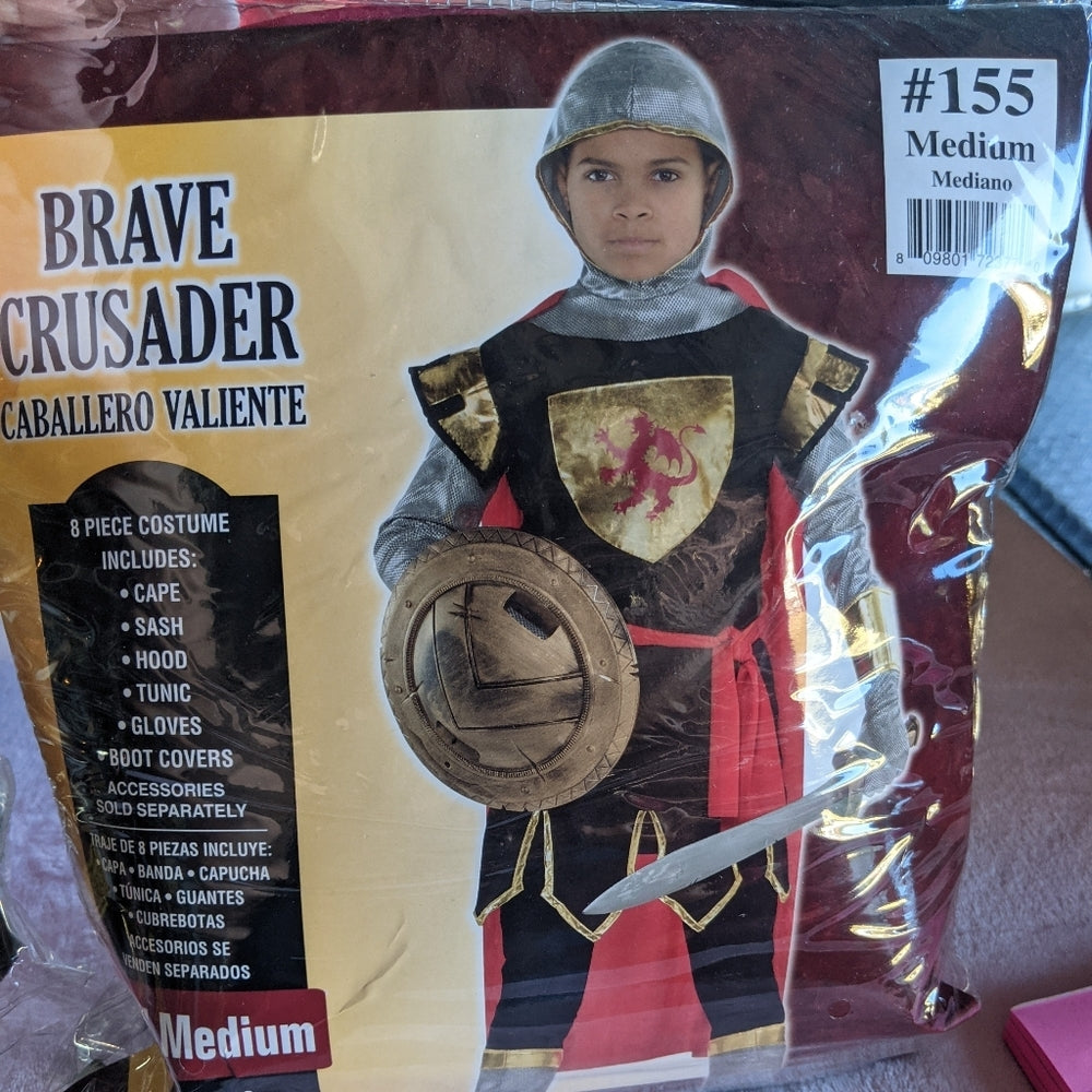 Guide Craft Brave Crusader Medium Child Costume 8-Piece Set - Sac's Main
