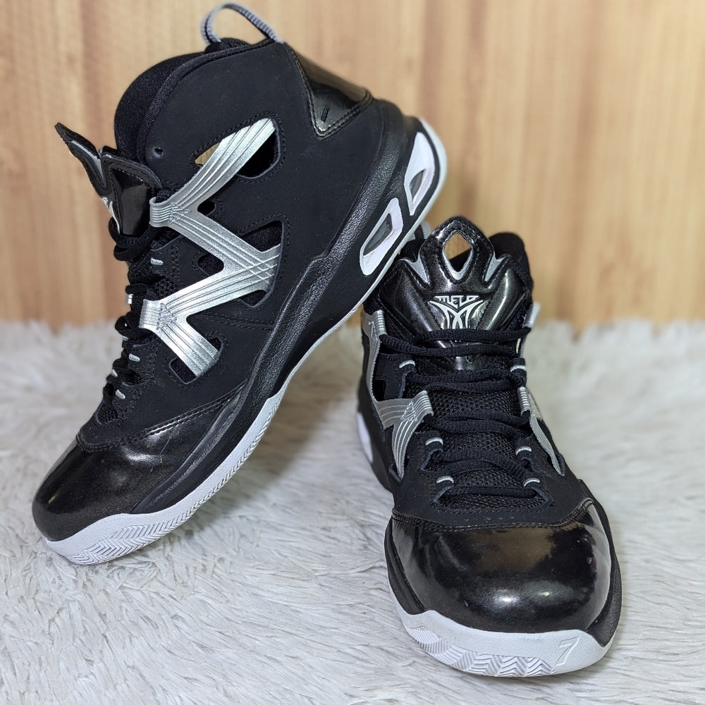 Jordan Melo M10 Black and Silver Basketball Shoes