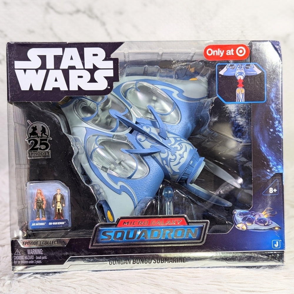 Star Wars Micro Machines Squadron Gungan Bongo Submarine with Figures