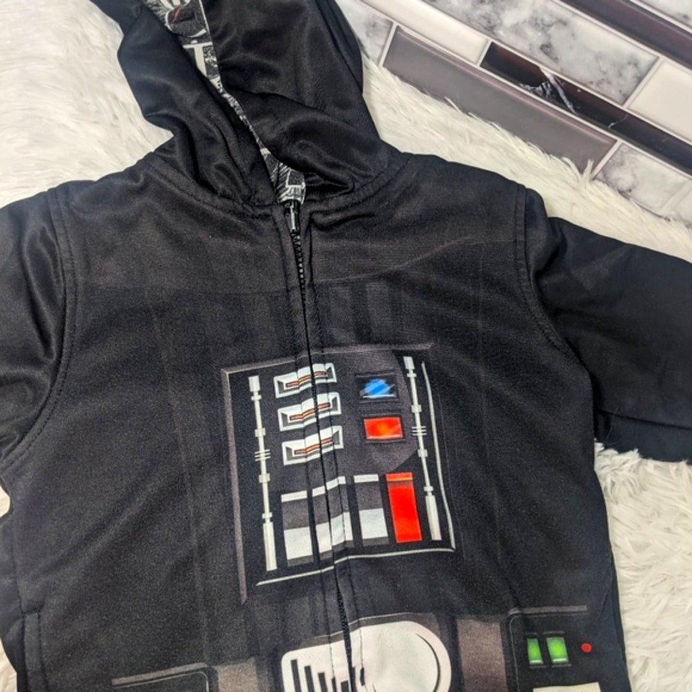 Disney Star Wars Reversible Kids Hoodie Jacket Size 6-7 - Sac's Main