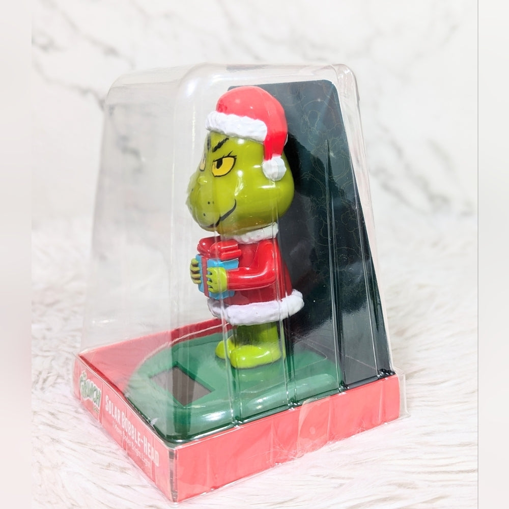The Grinch Solar Bobble-Head Christmas Decoration