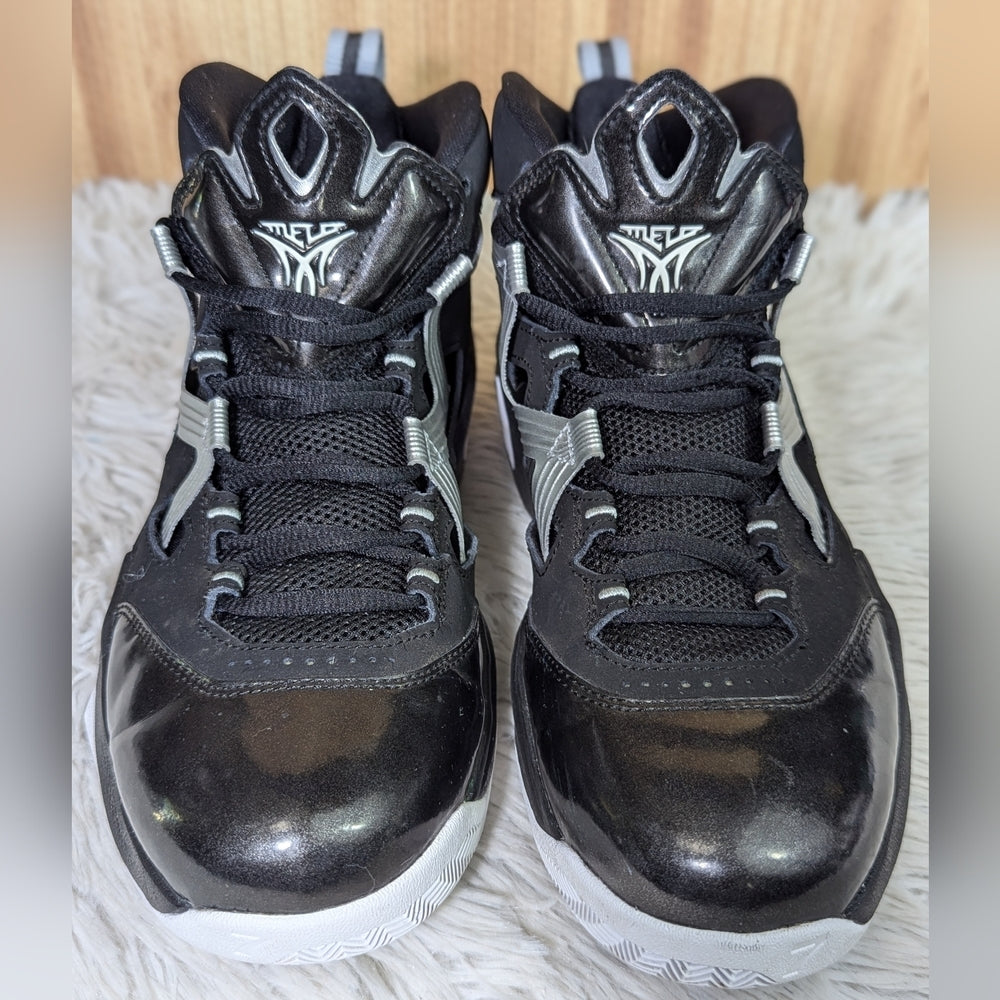 Jordan Melo M10 Black and Silver Basketball Shoes