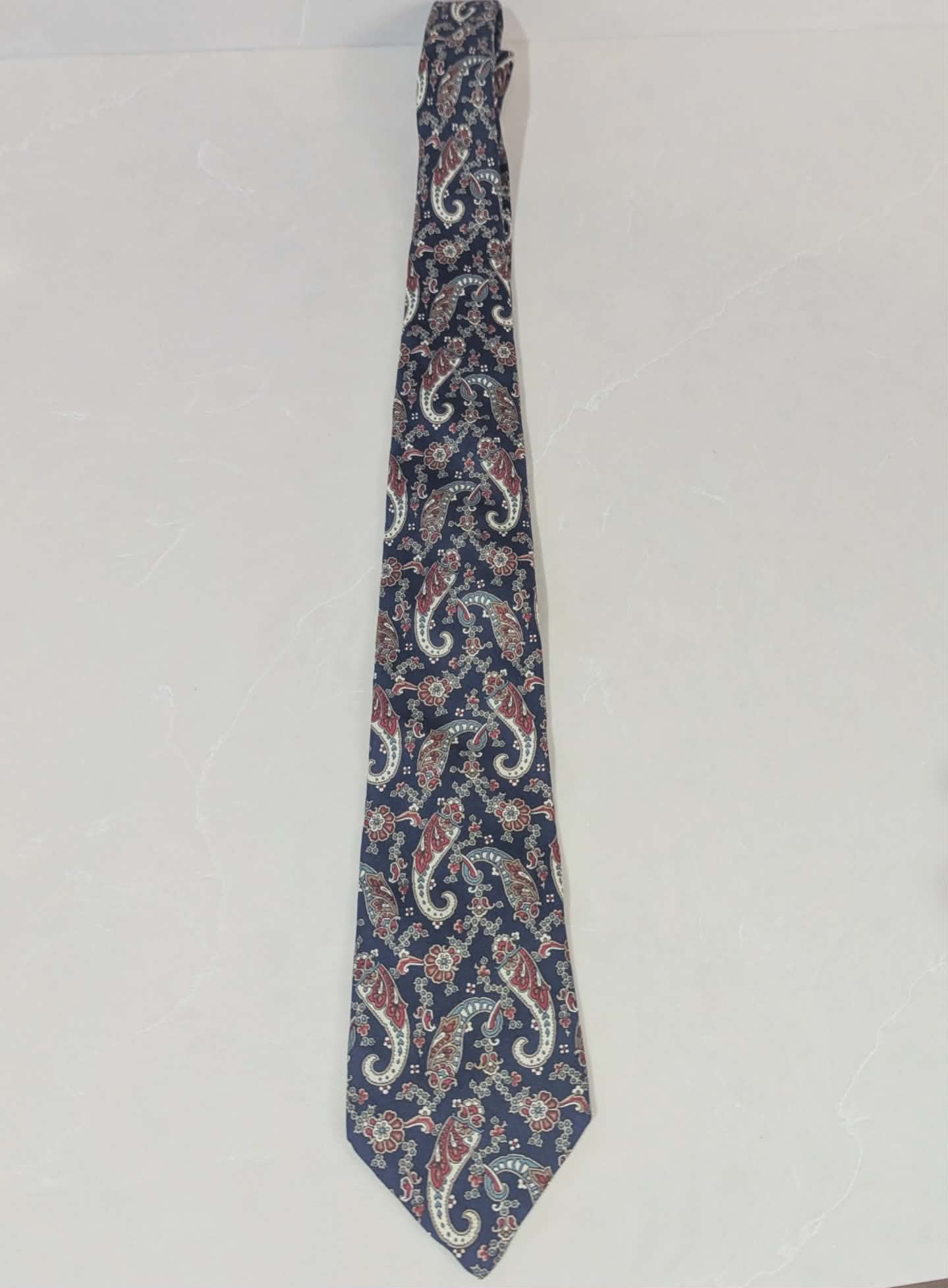 Christian Dior Paisley Silk Tie